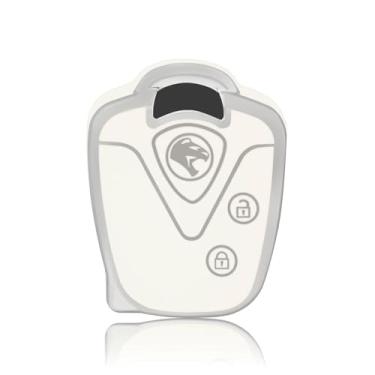 Imagem de Protetor de controle remoto de TPU com 2 botões compatível com Proton Wira 415/416/Persona, acessórios para chaves de carro