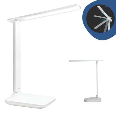Imagem de Abajur Articulada Luminária Usb Luz Natural Recarregável Compacta - LE