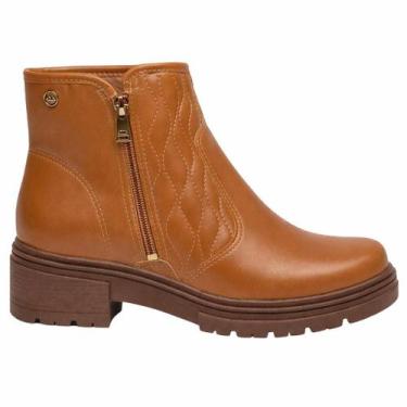 Imagem de Bota Dakota Coturno Curto Ankle Boot Almería Feminina D2731 Cor:Carame