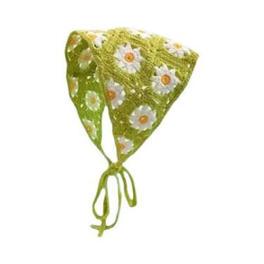 Imagem de Acessório De Cabelo Feminino E Infantil: Tiara De Crochê Artesanal Com