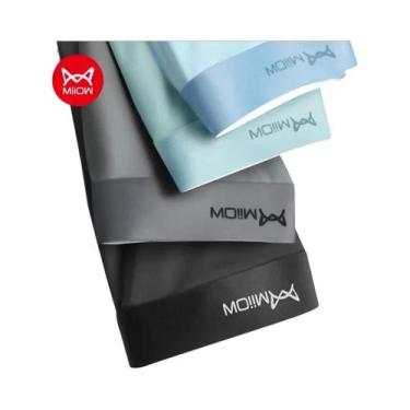 Imagem de Cuecas Boxer Masculinas Antibacterianas De Seda Gelada Com Grafeno, Ki