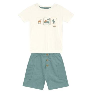 Imagem de Conjunto infantil menino de camelo Mundi-Masculino