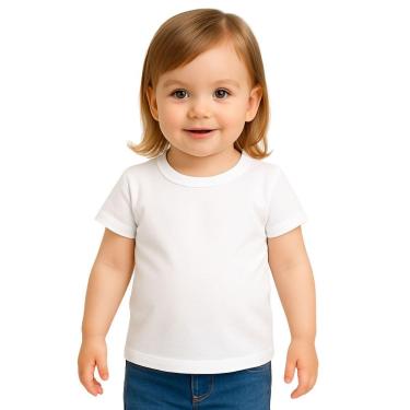 Imagem de Camiseta Manga Curta Básica Infantil Menina Kyly-Feminino