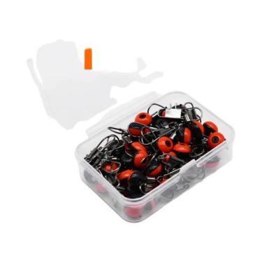 Imagem de Conectores Giratórios Duráveis Para Boias De Pesca Com Anéis Giratório