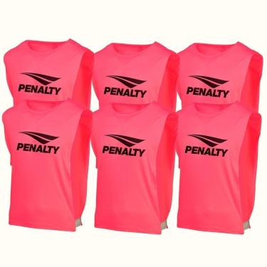 Imagem de KIT FUTEBOL 6 PEÇAS COLETE PENALTY PARA TREINOS ESPORTIVO TAMANHO ADULTO-Unissex