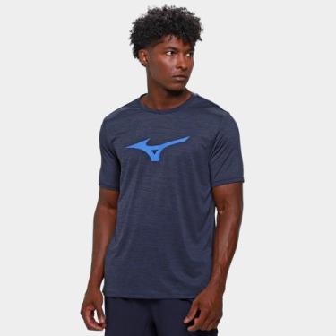 Imagem de Camiseta Mizuno Spark Masculina, Azul escuro, GG