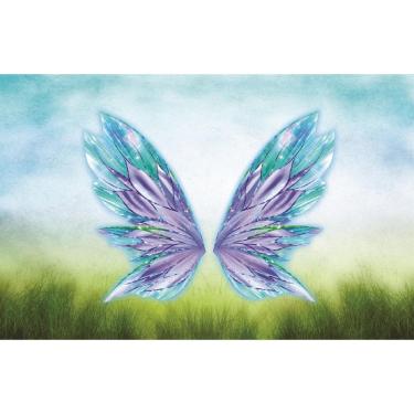 Imagem de Fundo Fotográfico Em Tecido Asas Borboleta 2,60 X 1,50
