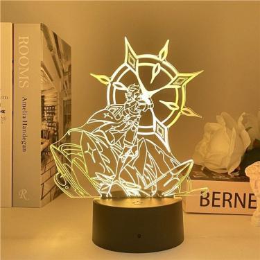 Imagem de Luz noturna LED 3D Plants vs Zombies que mudam de cor para crianças