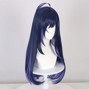 Imagem de Peruca de cosplay Honkais Stars Rails Seeles para cabelo sintético 65c