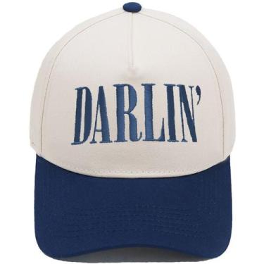 Imagem de Boné de beisebol, chapéu liso de algodão com bordado DARLIN' T - Yiwei