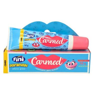 Imagem de Hidratante Labial Incolor Efeito Gloss Dentaduras Fini Carmed Cimed 10