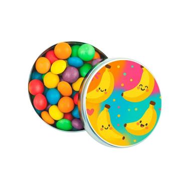 Imagem de Latinha Lembrancinha Personalizada Bananas Divertidas