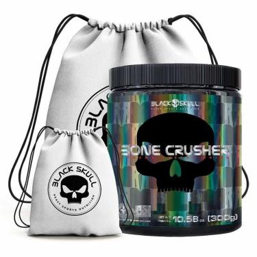 Imagem de Pre Treino Bone Crusher 300G + Mochila  - Black Skull (Blackberry Lemonade)-Unissex