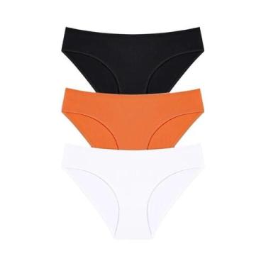 Imagem de Conjunto De Calcinhas De Algodão Femininas 3PCS S-XL Lingerie Sexy Fem