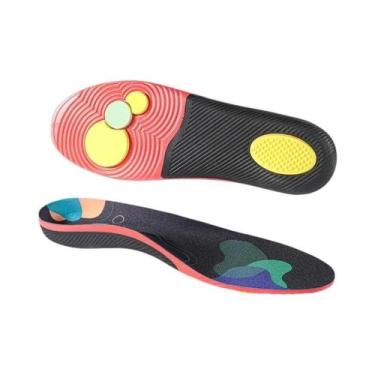 Imagem de Palmilhas Ortopédicas Unissex Com Suporte Para Arco Plantar, Para Fasc