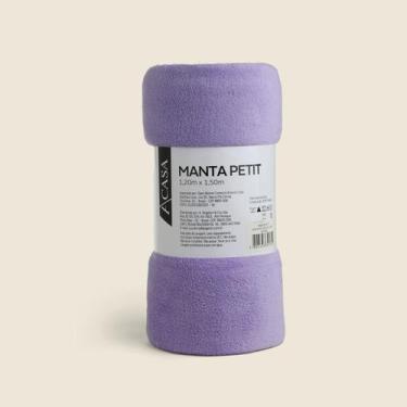 Imagem de Cobertor Flannel Lilás - ACASA - ACASA, Casal, LILAS