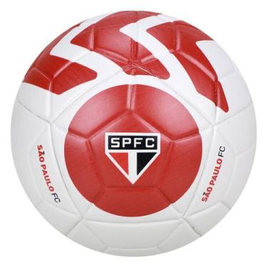 Imagem de Bola De Futebol São Paulo - New Balance, Vermelho, Preto, Único