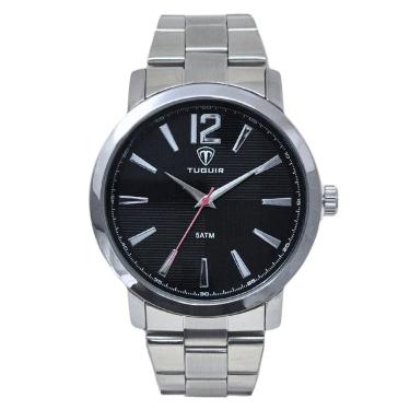 Imagem de Relógio Tuguir Masculino Ref: Tg30358 Casual Prateado