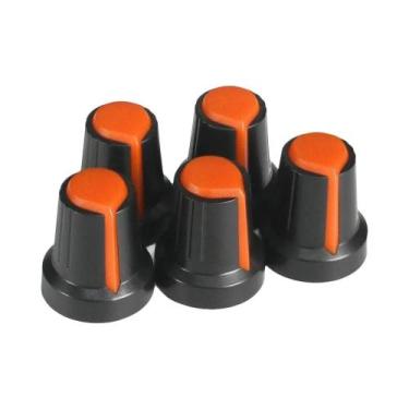 Imagem de Kit De Botões De Potenciômetro Amarelo, Laranja, Azul, Branco, Vermelh