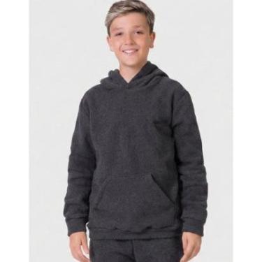 Imagem de Blusão Tweed Marrom Inverno Elegante Frio Novo Dia a Dia Moda Quentinho - Masculino 12 a 18 anos-Masculino