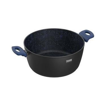 Imagem de Panela Polishop Ichef Home Family Size Shark Series Azul 28cm Preto