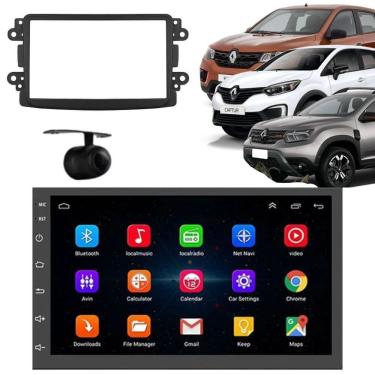 Imagem de Central Multimídia Automotiva Android Auto Duster Dynamique 7 Touch Screen IPS com Blue...