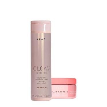 Imagem de Kit Braé Glow Shine Shampoo e Hair Protein  (2 Produtos)