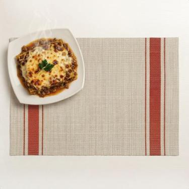 Imagem de Jogo Americano Retangular 45x30 Mesa Posta Elegante Casa Cozinha Resta