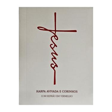 Imagem de Harpa cristã avivada e corinhos brochura pequena letra maior refrão em