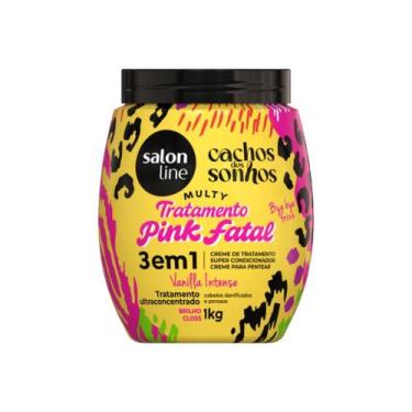 Imagem de Creme Salon Line Cachos Sonhos Multy Pink Fatal 1kg