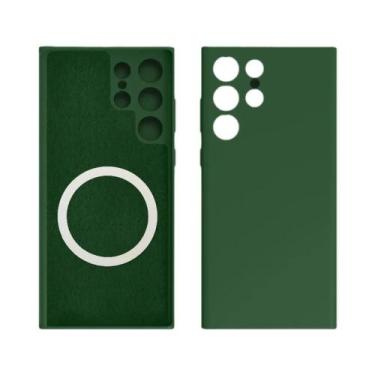 Imagem de Capa Magnética De Silicone Líquido Para Carregamento Sem Fio Magsafe P