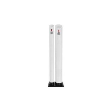 Imagem de Dispensador De Copos - Lixeira C/2 Tubos Branco (água/café) - PREMIUM