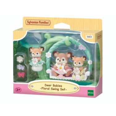 Imagem de Sylvanian Families - Conjunto Balanço Floral - Bebês Cervos - Epoch