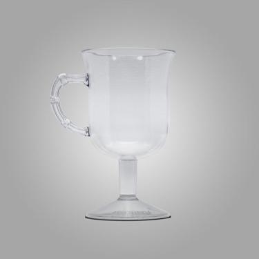 Imagem de Taça para Cappuccino Pit 230 Grande para Bebidas Quentes em Plástico Uso Geral Transpar...