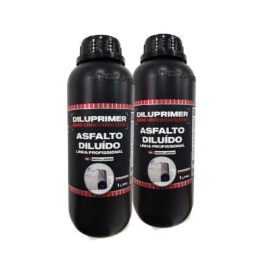 Imagem de Kit 02 Primer Asfáltico Base Água  1L Para Aderência de Manta e Fitas 