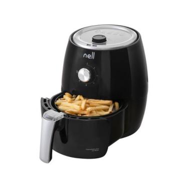 Imagem de Fritadeira Elétrica sem Óleo/Air Fryer Nell Smart - Preta 2,4L com Tim