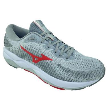 Imagem de Tênis Mizuno Wave Way 2 Masculino - Cinza, 42