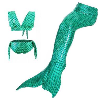Imagem de Cauda de Sereia com Biquíni Infantil sem Nadadeira Ref-404 - Nuwa Mart
