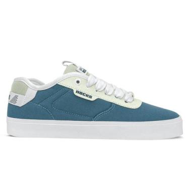 Imagem de Tênis Hocks Unissex Lona Flat Core Alcalino  Azul, Azul, 37