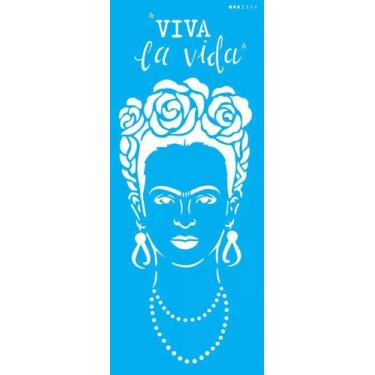 Imagem de Estencil 17x42 frida opa2356 - OPA Criando Arte
