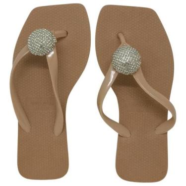 Imagem de Chinelo de Dedo Infantil Menina Conforto Leve Sua Cia Mini, Nude fosco