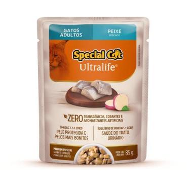 Imagem de Sache Special Cat Adulto Peixe 85 g (Caixa com 12)