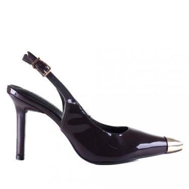 Imagem de Scarpin Feminino Via Marte 222-002, Pinhao, 38