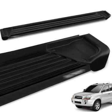 Imagem de Estribo Lateral Tucson 2005 a 2016 Aluminio Preto A1 - Gtnox