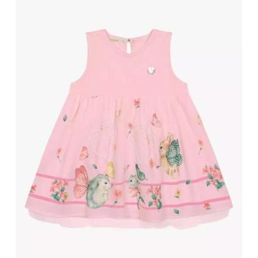 Imagem de Vestido Bebê Com Tule Trick Nick, Rosa, P