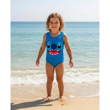 Imagem de Bory Maiô infantil lilo Stitch - Andara Moda Pais e Filhos, 1-2 anos
