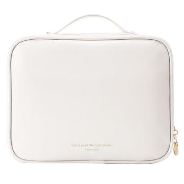 Imagem de Bolsa de higiene pessoal de viagem RIGHT AWAY impermeável em couro PU 