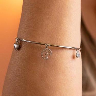Imagem de Bracelete Árvore da Vida em Aço Cirúrgico - Ajustável - Maria Pinho