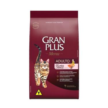 Imagem de Ração GranPlus Menu Gatos Adultos Salmão e Arroz 3 kg