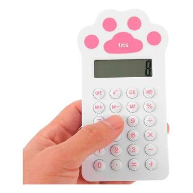 Imagem de Calculadora Tris Kitpad Pets 8 Dígitos 14x7cm Escolar